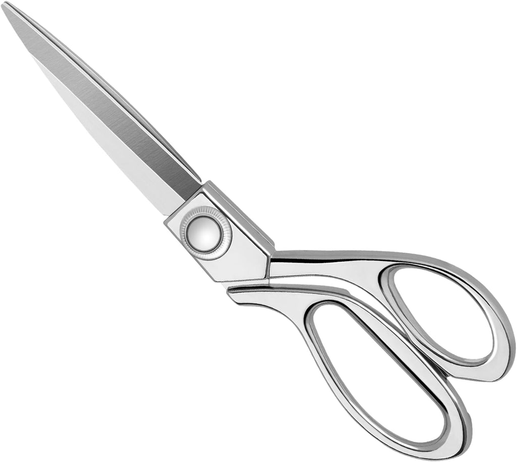 Sewwithjessy Robuste Nähschere 20cm Professionelle Edelstahlschere für Stoff Leder Schneiderei Künstler Studenten Schneidern