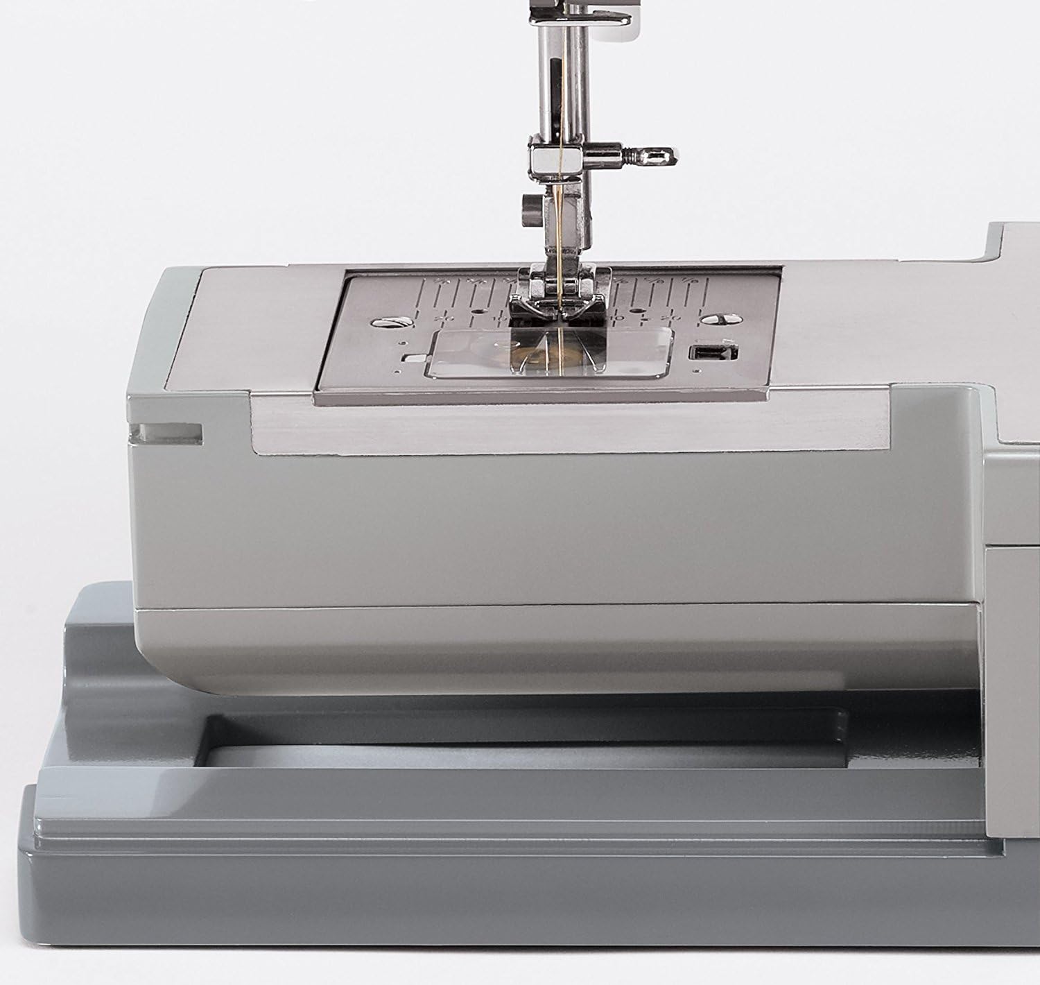 SINGER 4423 Heavy Duty Nähmaschine (90 Watt, 23-Stiche, Freiarmnähen, Grau)