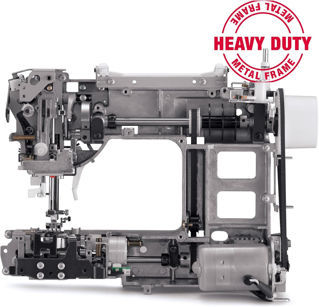 SINGER 4423 Heavy Duty Nähmaschine (90 Watt, 23-Stiche, Freiarmnähen, Grau)