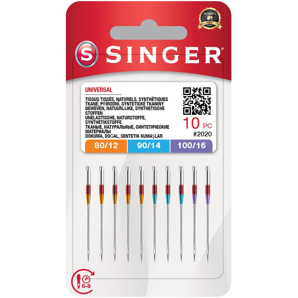 SINGER Universalnadel 80/12 90/14 100/16 Mix 10 Stück