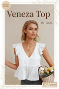 Bluse Veneza Schnittmuster im PDF-Format