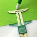 5-In-1 Multifunctional Sliding Gauge Heavy Duty Industrial Drawing Tool with 5In1 Measuring Scales, Adjustable Scale, Ergonomic Handle, And Locking Mechanism
